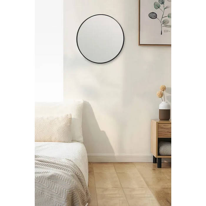 Bella Round Wall Mirror 600dia - 3 Colours to Suit - Paulas Home & Living