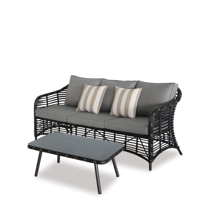 Bermuda Outdoor Lounge Suite (2 Pce) - Paulas Home & Living