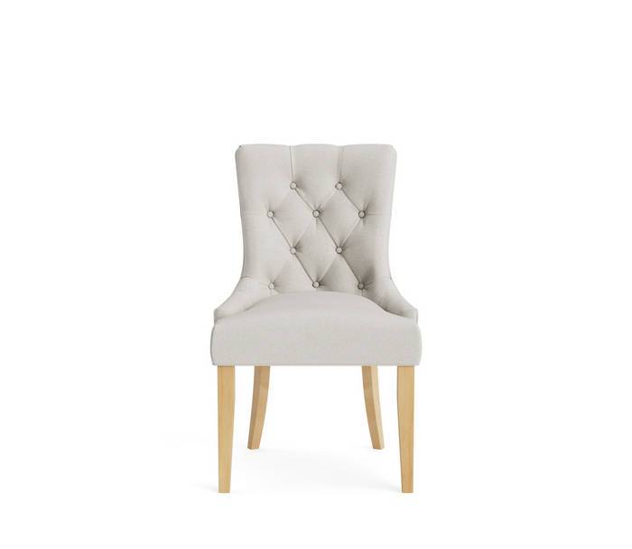 Billie Chair - Light Grey fabric - Paulas Home & Living