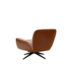 Bloom Accent Swivel Chair - Leather Outer - Paulas Home & Living