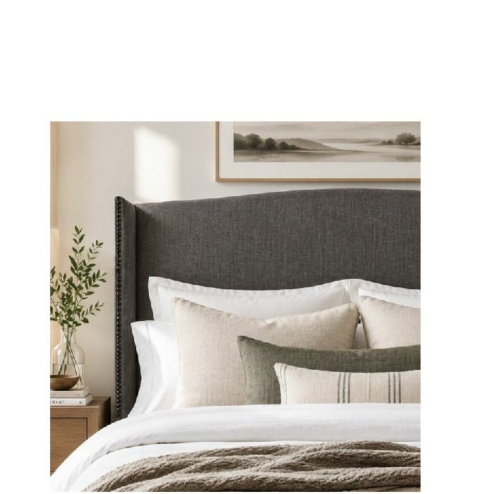 Bordeaux Fabric Headboard Queen to Cali King - Paulas Home & Living