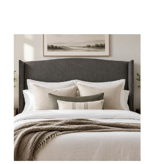 Bordeaux Fabric Headboard Queen to Cali King - Paulas Home & Living