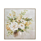 Bouquet Delight Framed Canvas Art - Paulas Home & Living