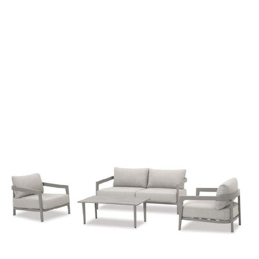 Breeze Outdoor Lounge Suite (4 Pce) - Paulas Home & Living