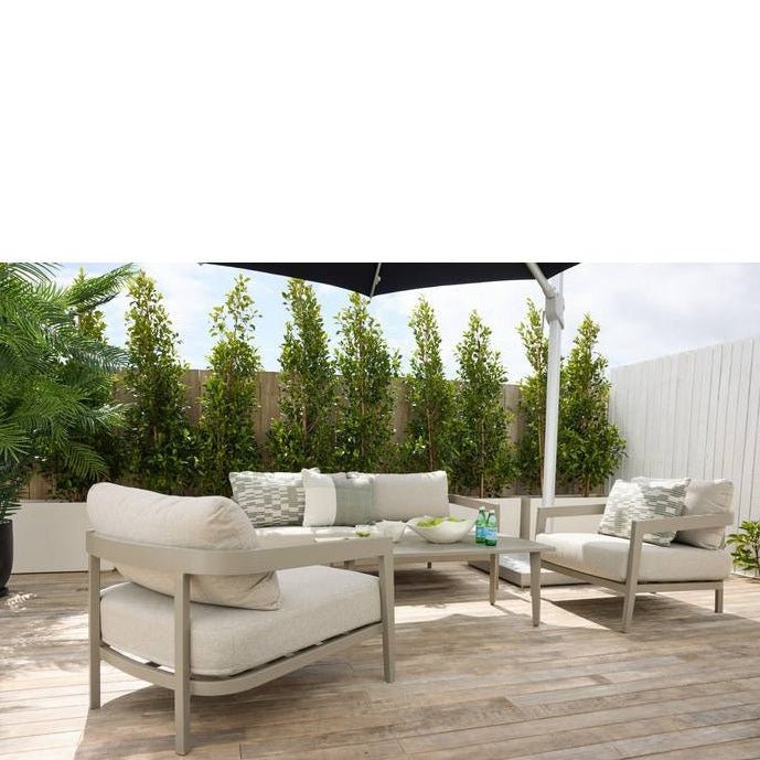 Breeze Outdoor Lounge Suite (4 Pce) - Paulas Home & Living