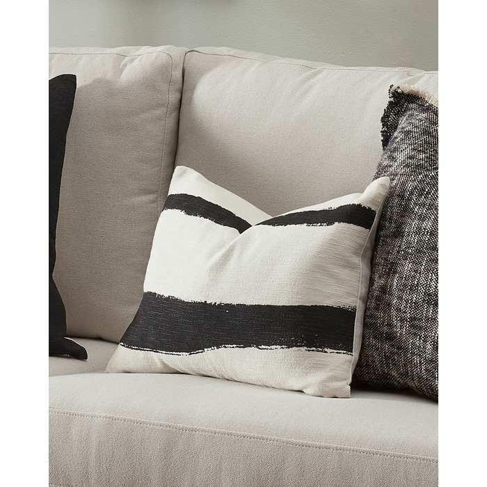 Brooks Black Cushion (Cotton) - Paulas Home & Living