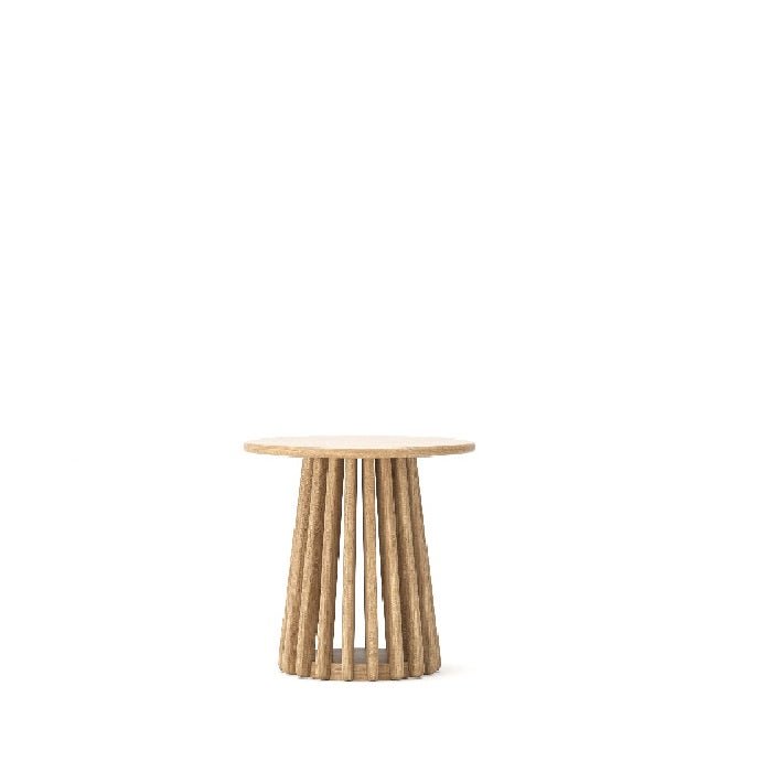 Bur Lamp Table - Oak - Paulas Home & Living