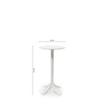 Canard Outdoor Bar Leaner - Black or White - Paulas Home & Living