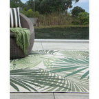 Canopy Outdoor Rug - Cream/Green
