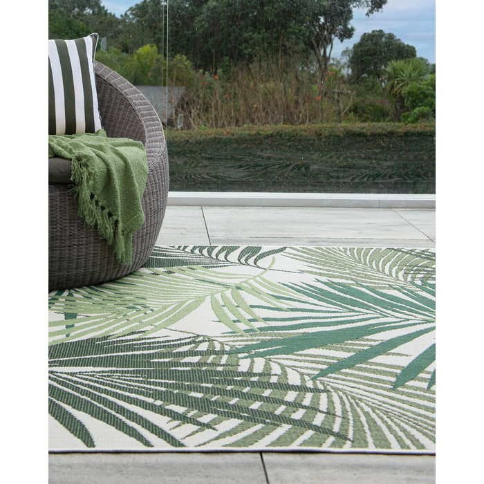 Canopy Outdoor Rug - Cream/Green