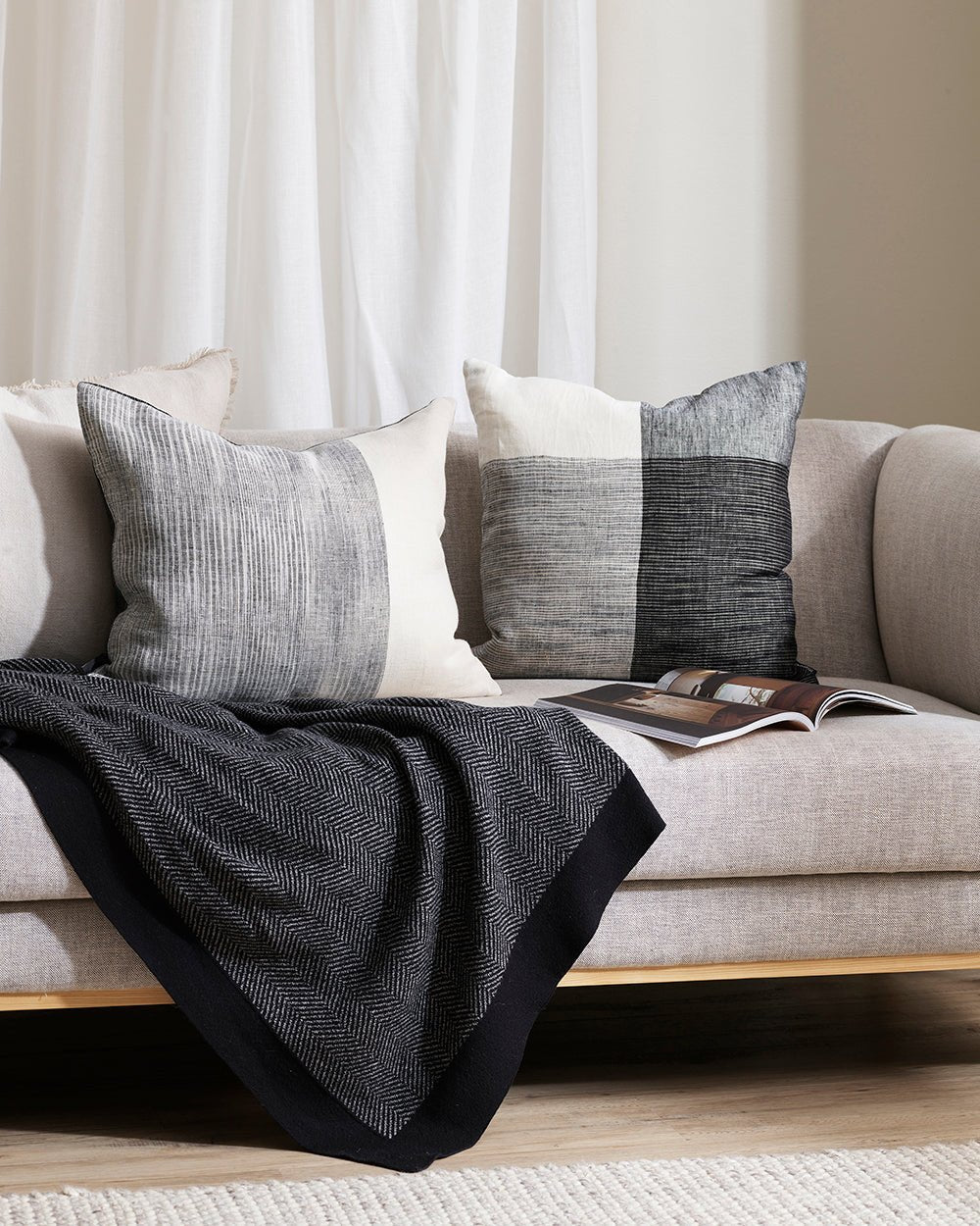 Carmel Throw (Organic Cotton) - Paulas Home & Living