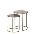 Casablanca Aluminium & Iron Side Table - Set of 2 - Paulas Home & Living