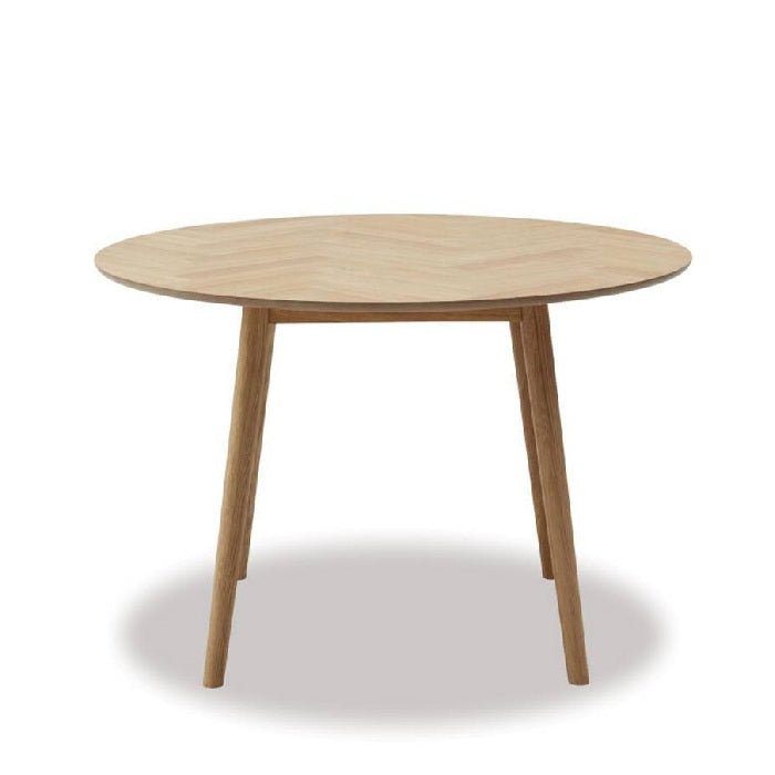 Casola Dining Table - Natural Oak - 1200dia - Paulas Home & Living