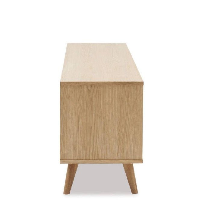 Casola Tv Unit 1500w - Natural Oak - Paulas Home & Living