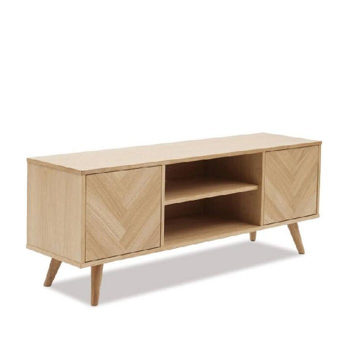 Casola Tv Unit 1500w - Natural Oak - Paulas Home & Living