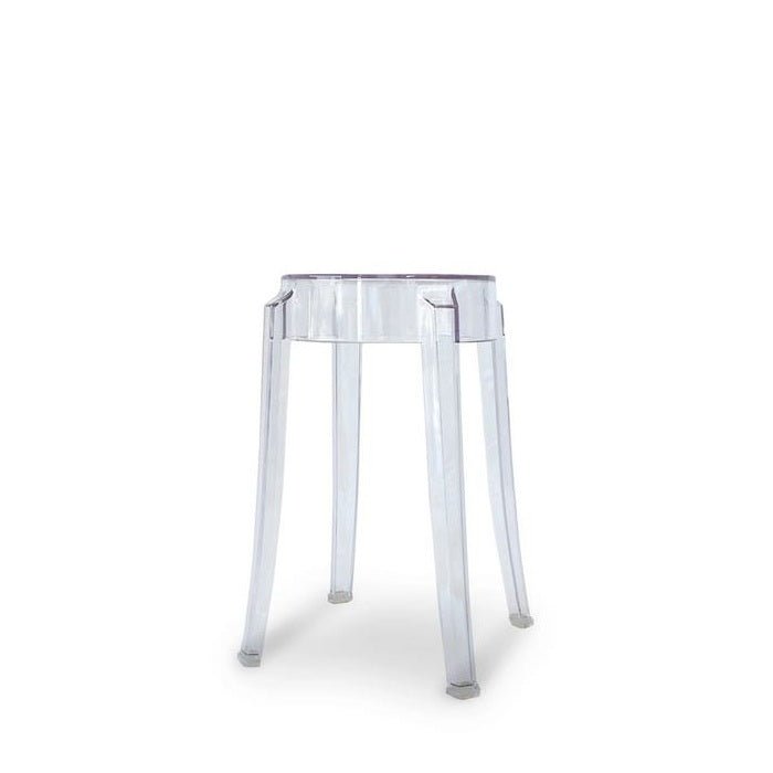 Casper Transparent Stool 460h or 660h - Paulas Home & Living