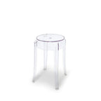 Casper Transparent Stool 460h or 660h - Paulas Home & Living