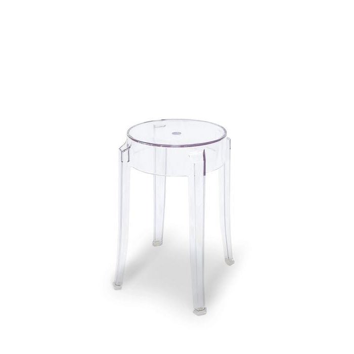 Casper Transparent Stool 460h or 660h - Paulas Home & Living