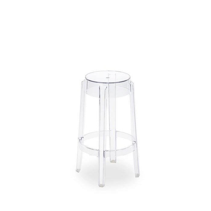 Casper Transparent Stool 460h or 660h - Paulas Home & Living