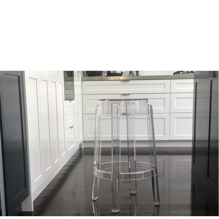 Casper Transparent Stool 460h or 660h - Paulas Home & Living
