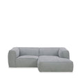 Cassia 3 Seater Chaise Suite Mini RHF - Fabric - Paulas Home & Living
