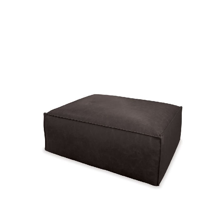 Cassia Ottoman - Quality Leather - Custom - Made - Paulas Home & Living