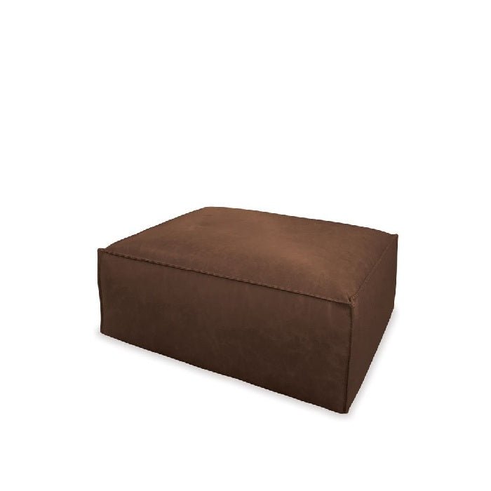 Cassia Ottoman - Quality Leather - Custom - Made - Paulas Home & Living