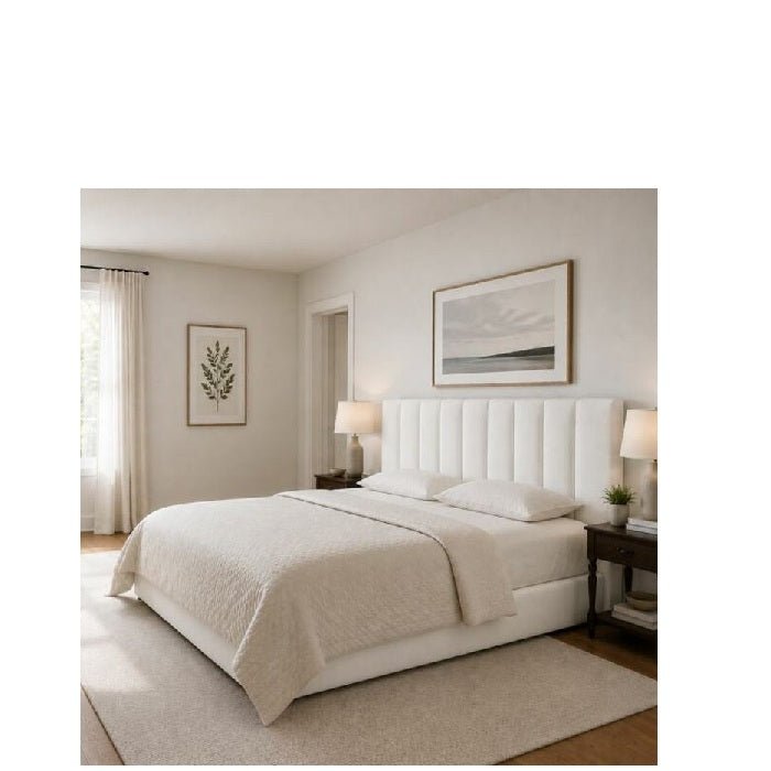 Chanel Fabric Headboard King Single to Californian King - Paulas Home & Living