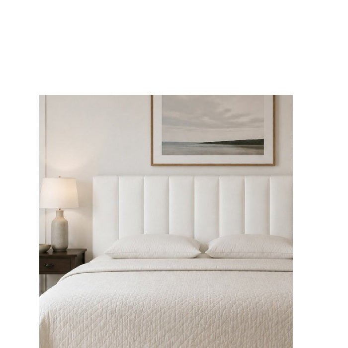 Chanel Fabric Headboard King Single to Californian King - Paulas Home & Living