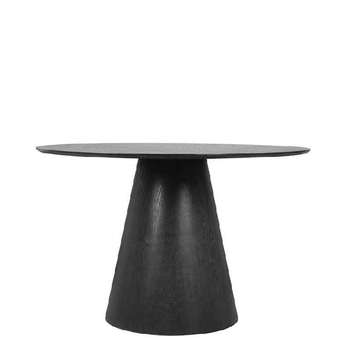 Charlie Dining Table 1200dia - Black - Paulas Home & Living