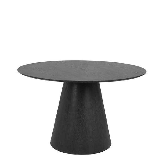 Charlie Dining Table 1200dia - Black - Paulas Home & Living