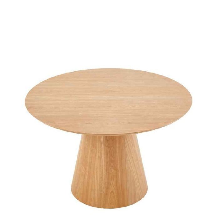 Charlie Dining Table 1200dia - Natural - Paulas Home & Living