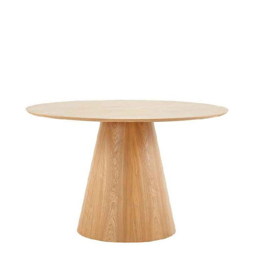 Charlie Dining Table 1200dia - Natural - Paulas Home & Living
