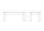 Charlton Coffee Table - no Drawer - Paulas Home & Living
