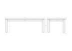 Charlton Dining Table - 2200w - Paulas Home & Living
