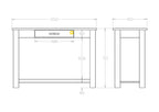 Charlton Hall Table with Rack and Drawer - Paulas Home & Living