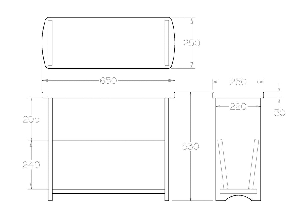 Charlton Magazine Table - Paulas Home & Living