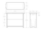 Charlton Magazine Table - Paulas Home & Living