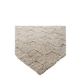 Checker Beige Floor Rug (Wool Mix) - Paulas Home & Living