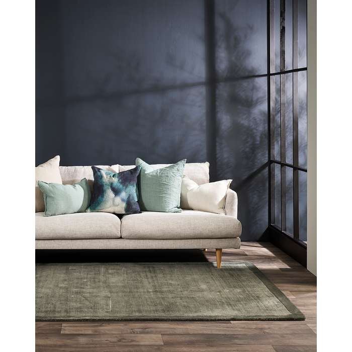 Chevalier Floor Rug - Olive (100% PET fibre) - Paulas Home & Living