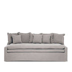 Cloud 3 Seater Slipcover Sofa or Daybed - Cement - Paulas Home & Living