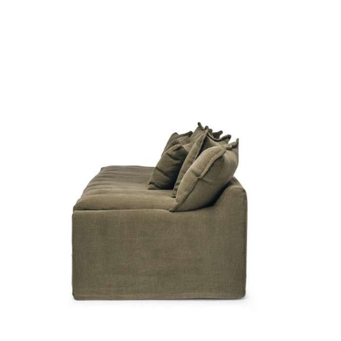 Cloud 3 Seater Slipcover Sofa or Daybed - Khaki - Paulas Home & Living