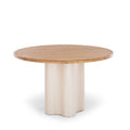 Cloud Dining Table - Oak - 1230dia (Seats 4) - Paulas Home & Living