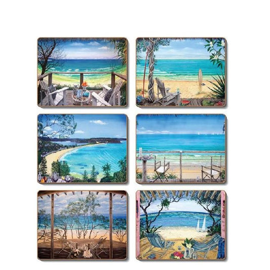 Coastal Verandas Coasters - Paulas Home & Living