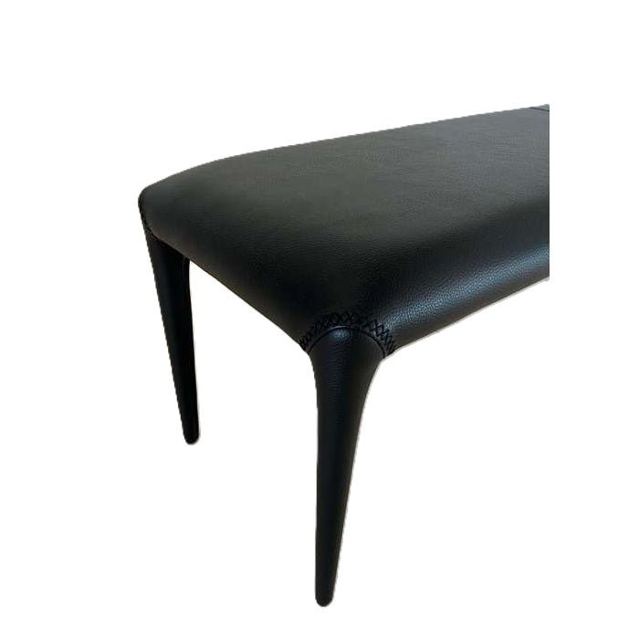 Cobra Bench - Black PU - Paulas Home & Living