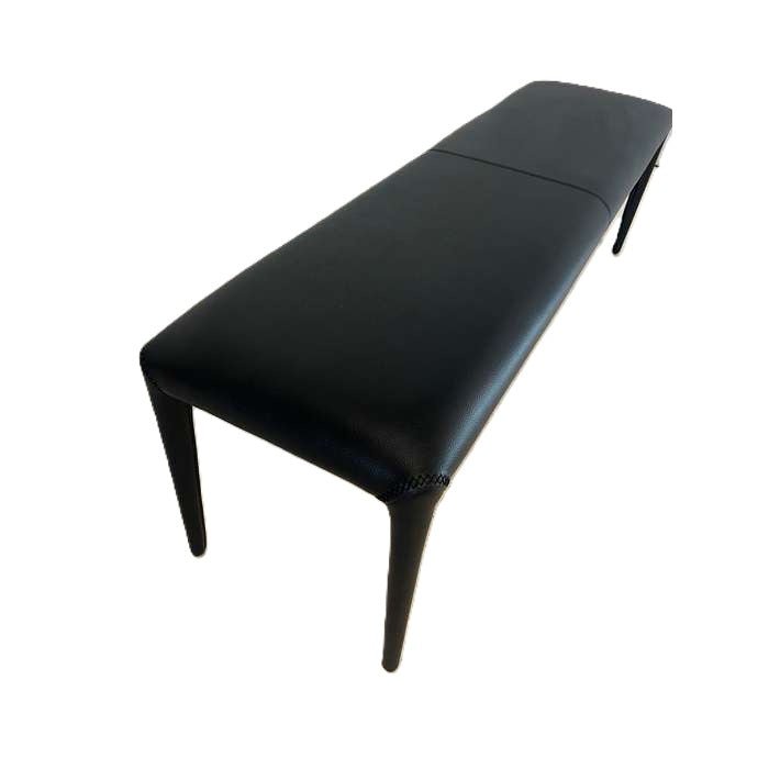 Cobra Bench - Black PU - Paulas Home & Living