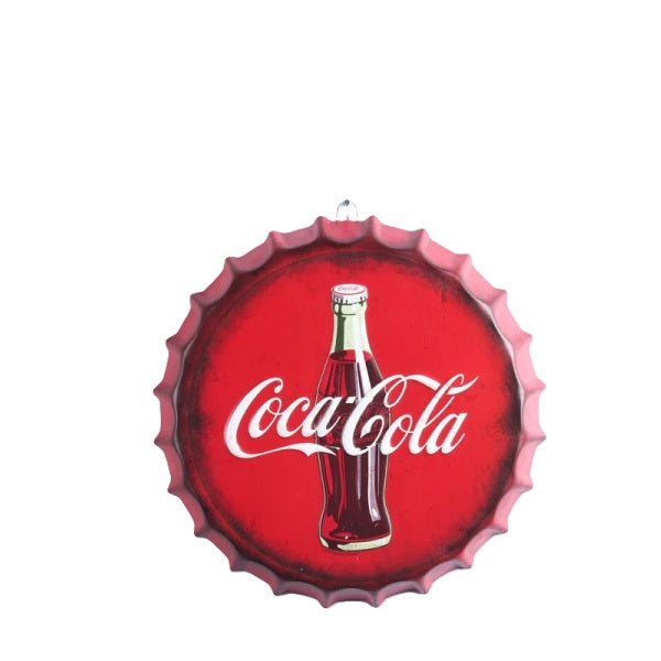 Coca Cola Bottle Top Sign - Paulas Home & Living