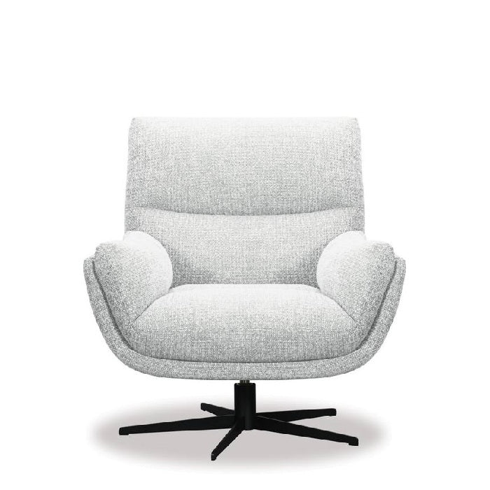 Collins Swivel Armchair - Milan Pepper - Paulas Home & Living