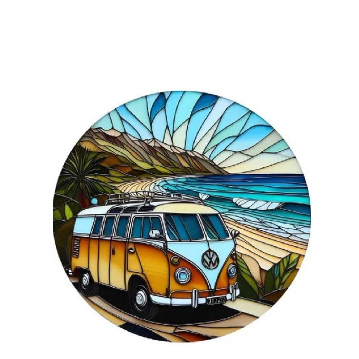 Combi Van Stained Glass Hanger 115dia