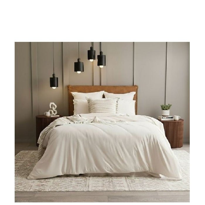 Comfort T Organic Cotton Melange Jersey Quilt Cover Sets - Paulas Home & Living